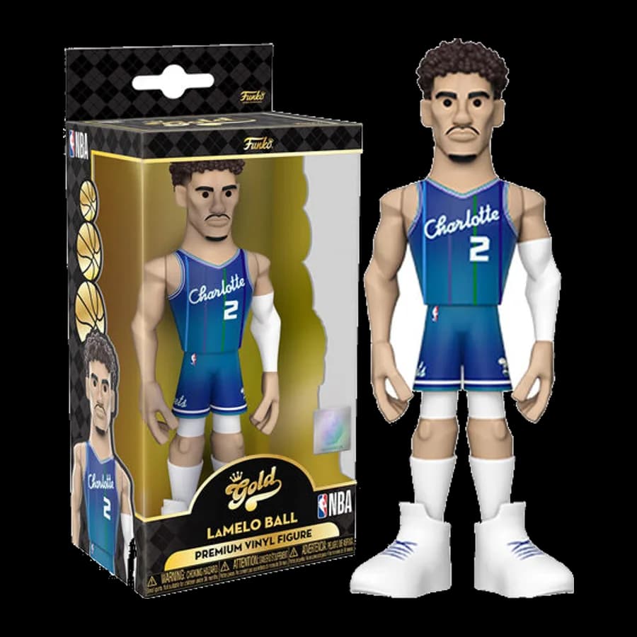 FUNKO GOLD LEGENDS NBA: HORNETS - LAMELO BALL (CE'21) PREMIUM VINYL FIGURE 5'
