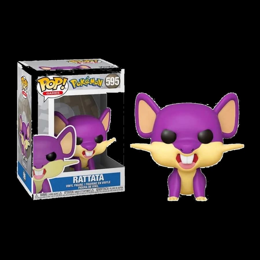 FUNKO POP! GAMES: POKEMON - RATTATA #595 VINYL FIGURE