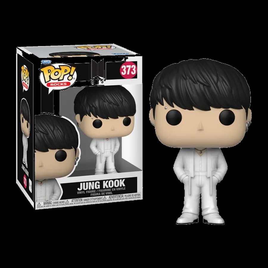 FUNKO POP! ROCKS: BTS - JUNG KOOK #373 VINYL FIGURE