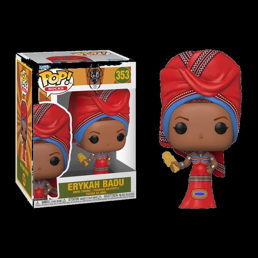 FUNKO POP! ROCKS: ERYKAH BADU - ERYKAH BADU #353 VINYL FIGURE