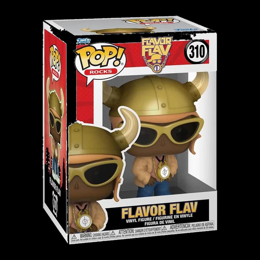 FUNKO POP! ROCKS - FLAVOR FLAV #310 VINYL FIGURE