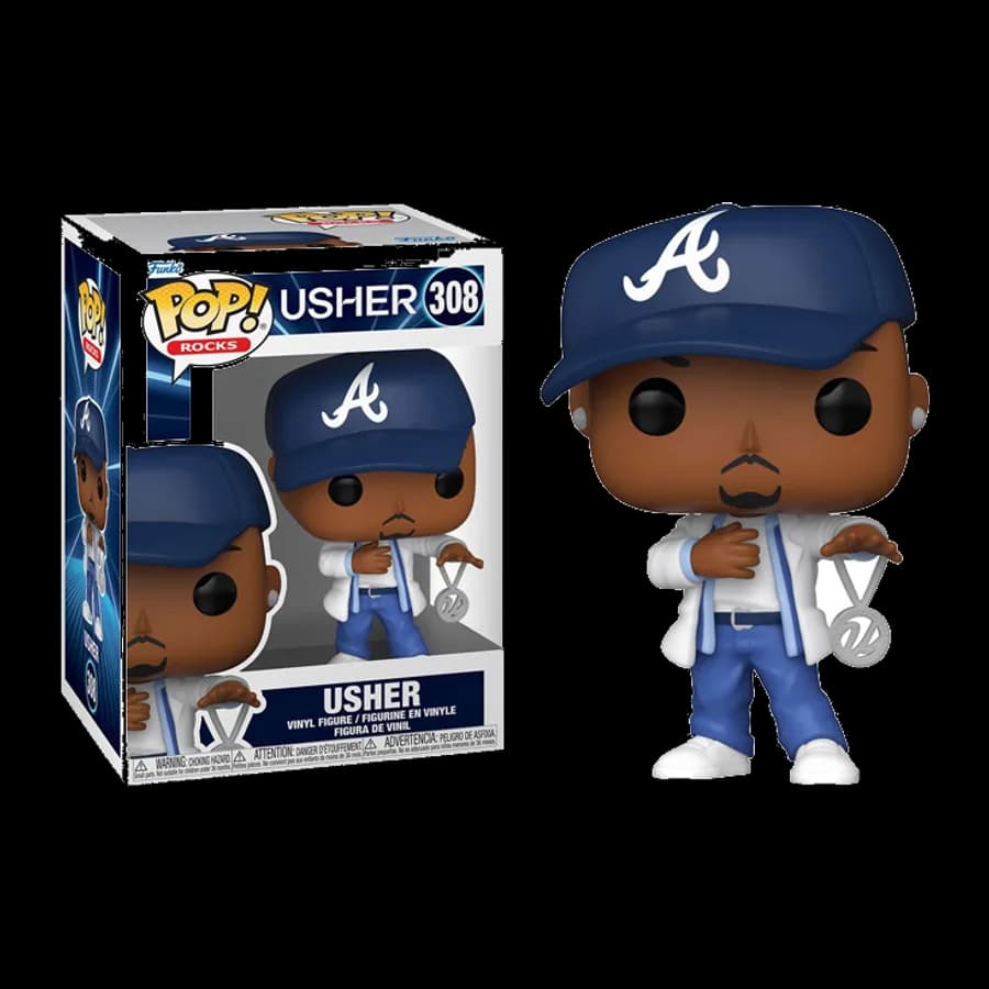 FUNKO POP! ROCKS: USHER (YEAH) #308 VINYL FIGURE