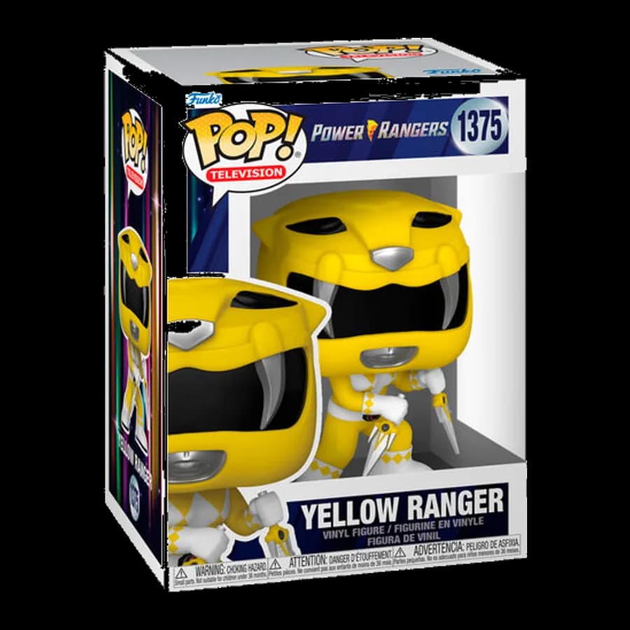 FUNKO POP! TELEVISION: POWER RANGERS - YELLOW RANGER #1375 VINYL FIGURE