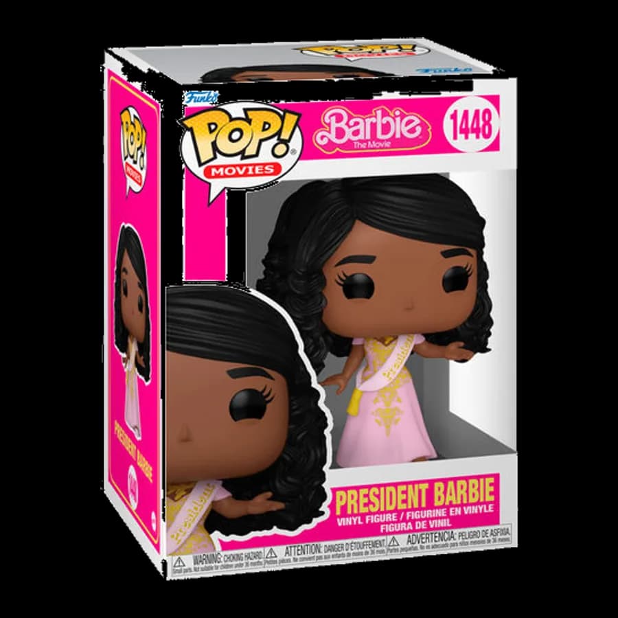 FUNKO POP! MOVIES: BARBIE THE MOVIE - PRESIDENT BARBIE #1448 VINYL FIGURE