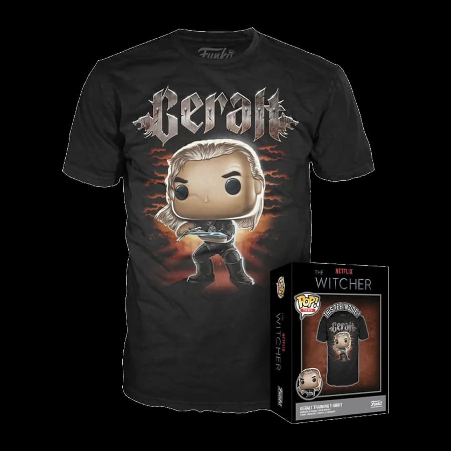 FUNKO BOXED TEE: THE WITCHER - GERALT TRAINING (M)