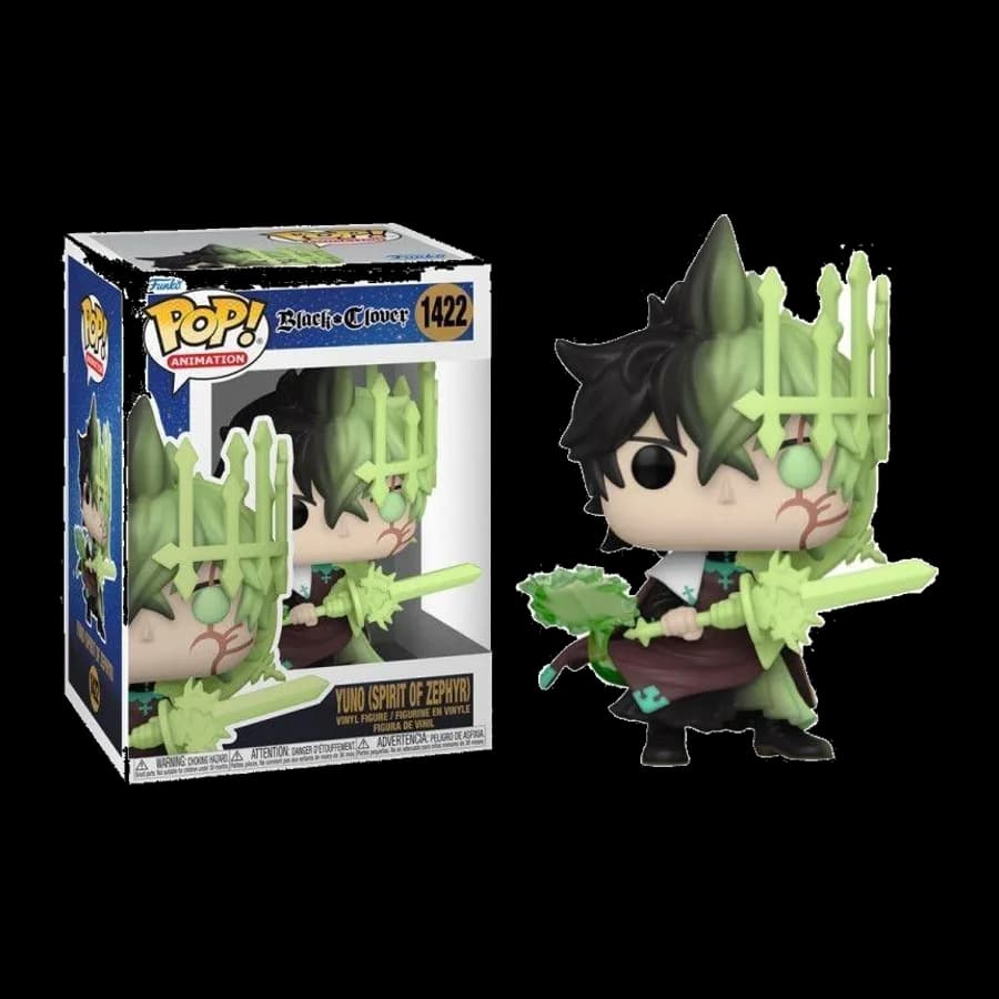 FUNKO POP! ANIMATION: BLACK CLOVER - YUNO (SPIRIT OF ZEPHYR) #1422 VINYL FIGURE