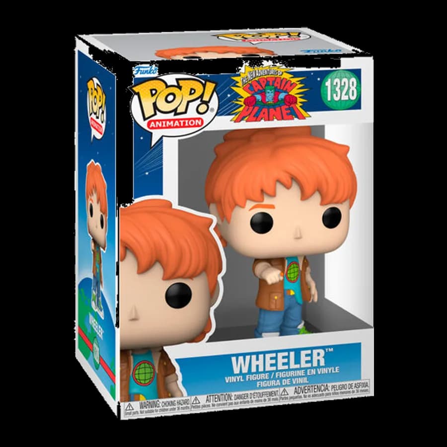 FUNKO POP! ANIMATION: CAPTAIN PLANET - WHEELER #1328 VINYL FIGURE