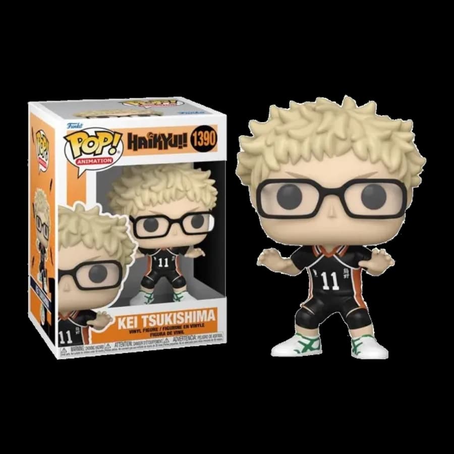 FUNKO POP! ANIMATION: HAIKYU! - KEI TSUKISHIMA #1390 VINYL FIGURE