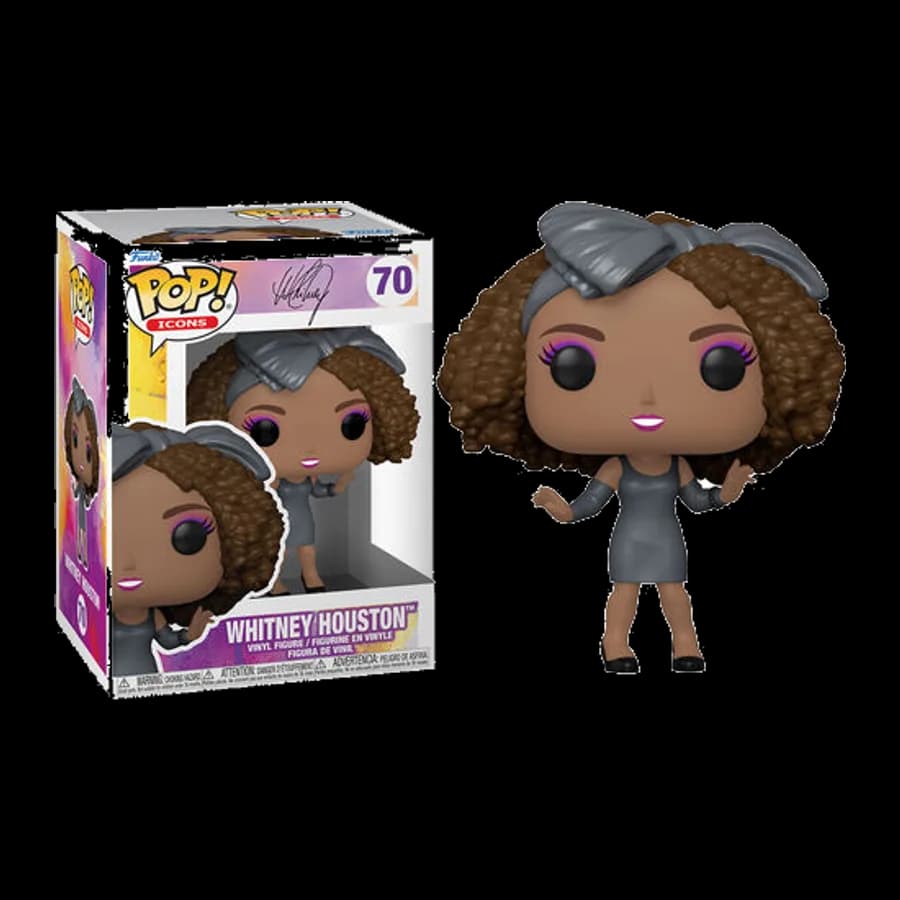 FUNKO POP! ICONS: WHITNEY HOUSTON - WHITNEY HOUSTON #70 VINYL FIGURE
