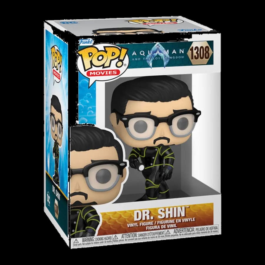 FUNKO POP! MOVIES DC: AQUAMAN AND THE LOST KINGDOM - DR.SHIN #1308 VINYL FIGURE