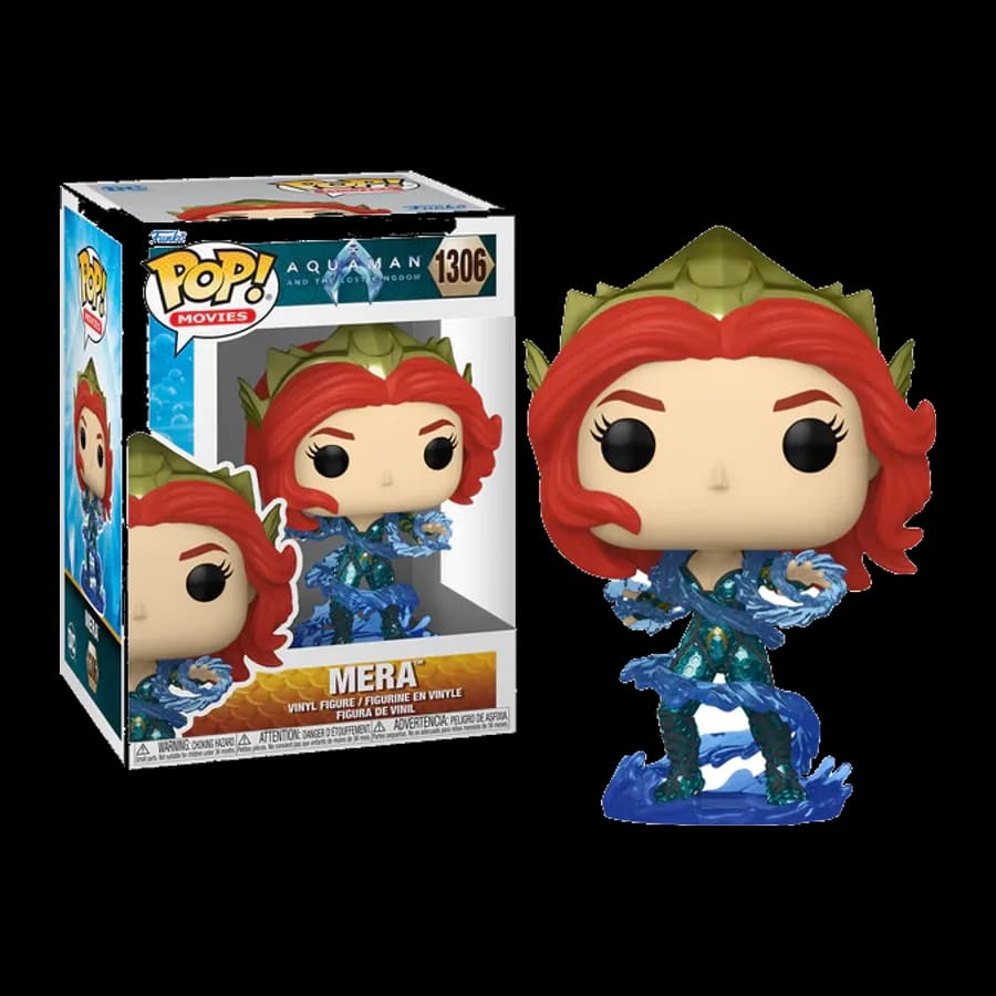 FUNKO POP! MOVIES DC: AQUAMAN AND THE LOST KINGDOM - MERA #1306 VINYL FIGURE