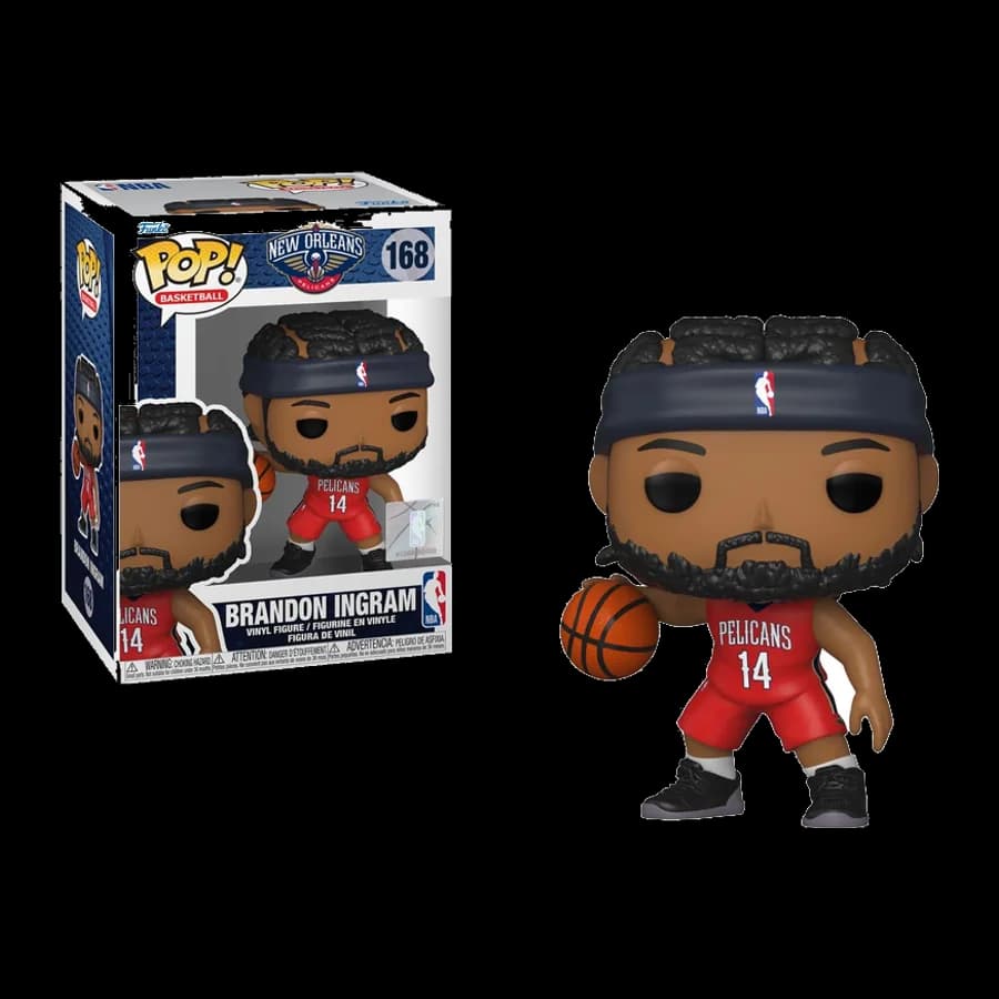 FUNKO POP! NBA BASKETBALL: NEW ORLEANS PELICANS - BRANDON INGRAM #168 VINYL FIGURE
