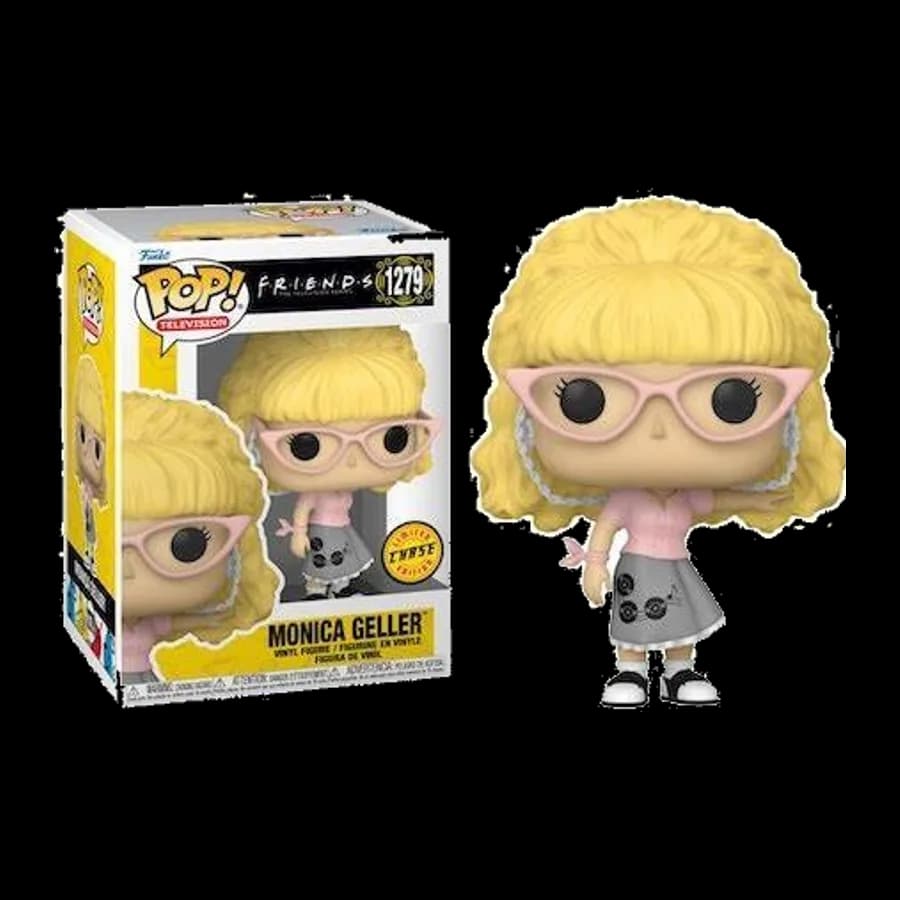 FUNKO POP! TELEVISION: FRIENDS - MONICA GELLER (WAITRESS) {CHASE EDITION} #1279 VINYL FIGURE