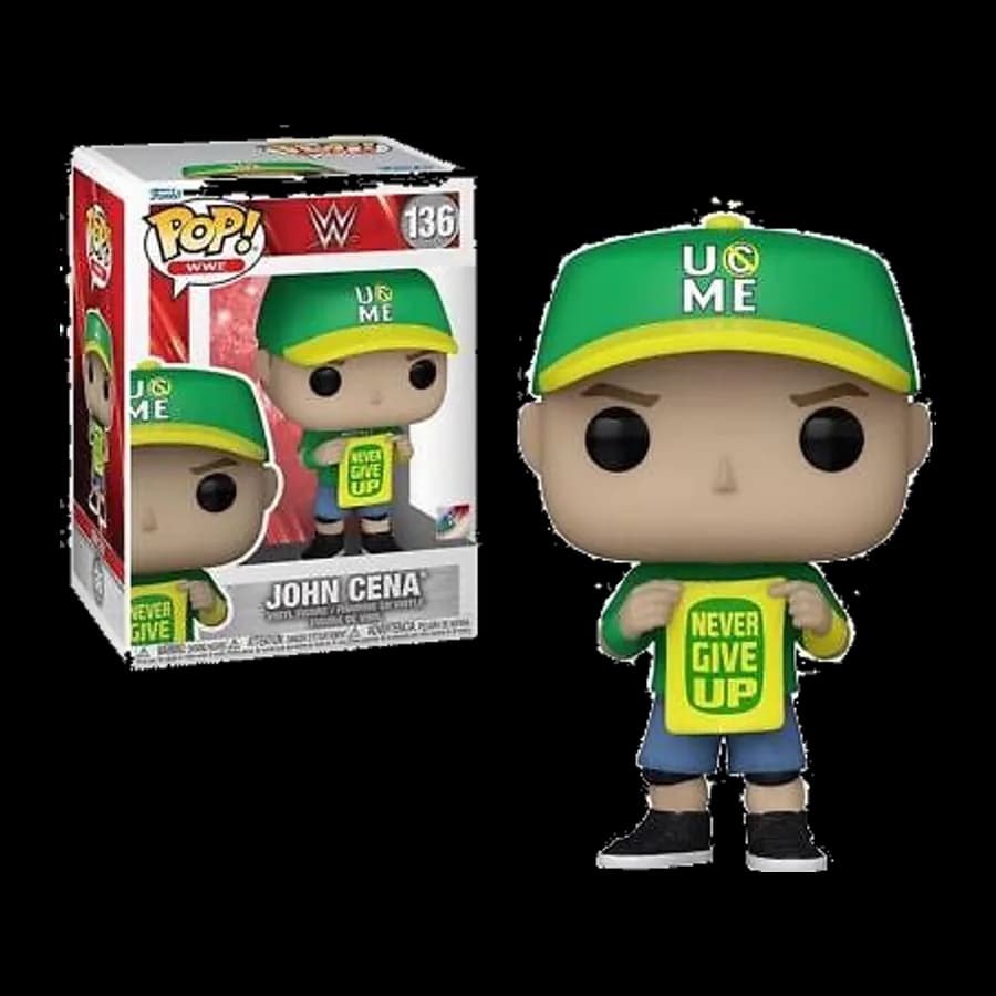 FUNKO POP! WWE S20 - JOHN CENA (NEVER GIVE UP) #136 VINYL FIGURE