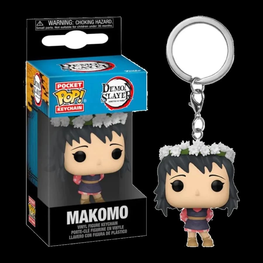 FUNKO POCKET POP! DEMON SLAYER - MAKOMO (FLOWER HEADDRESS) VINYL FIGURE KEYCHAIN