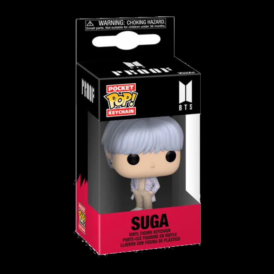 FUNKO POCKET POP! BTS - SUGA VINYL FIGURE KEYCHAIN