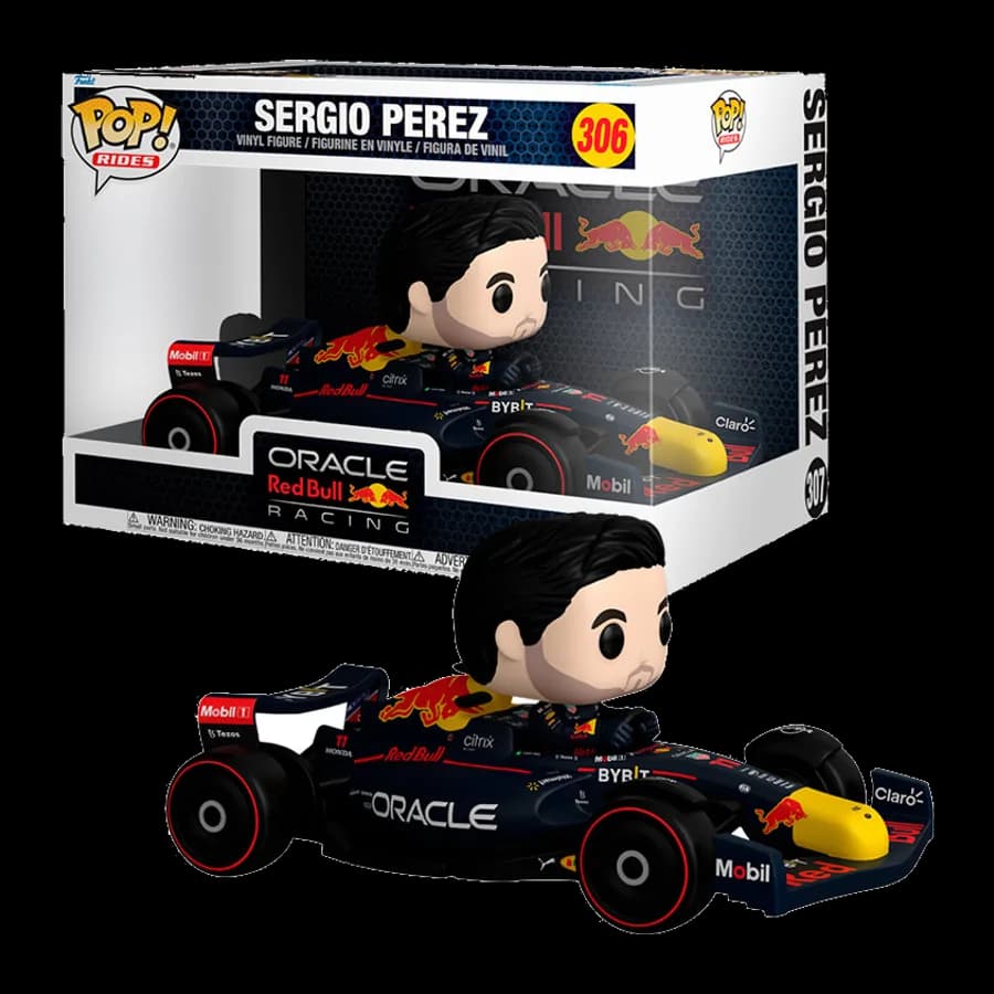 FUNKO POP! RIDES SUPER DELUXE: FORMULA 1 ORACLE RED BULL RACING - SERGIO PEREZ #306 VINYL FIGURE