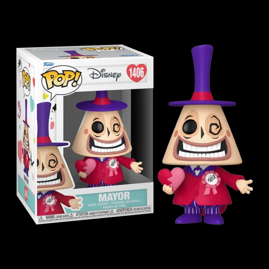 FUNKO POP! DISNEY: THE NIGHTMARE BEFORE CHRISTMAS VALENTINES S1 - MAYOR #1406 VINYL FIGURE