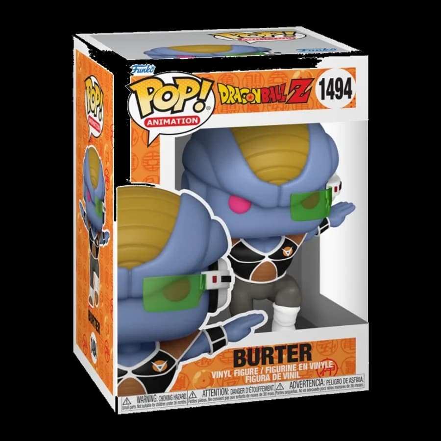 FUNKO POP! ANIMATION: DRAGONBALL Z - BURTER #1494 VINYL FIGURE