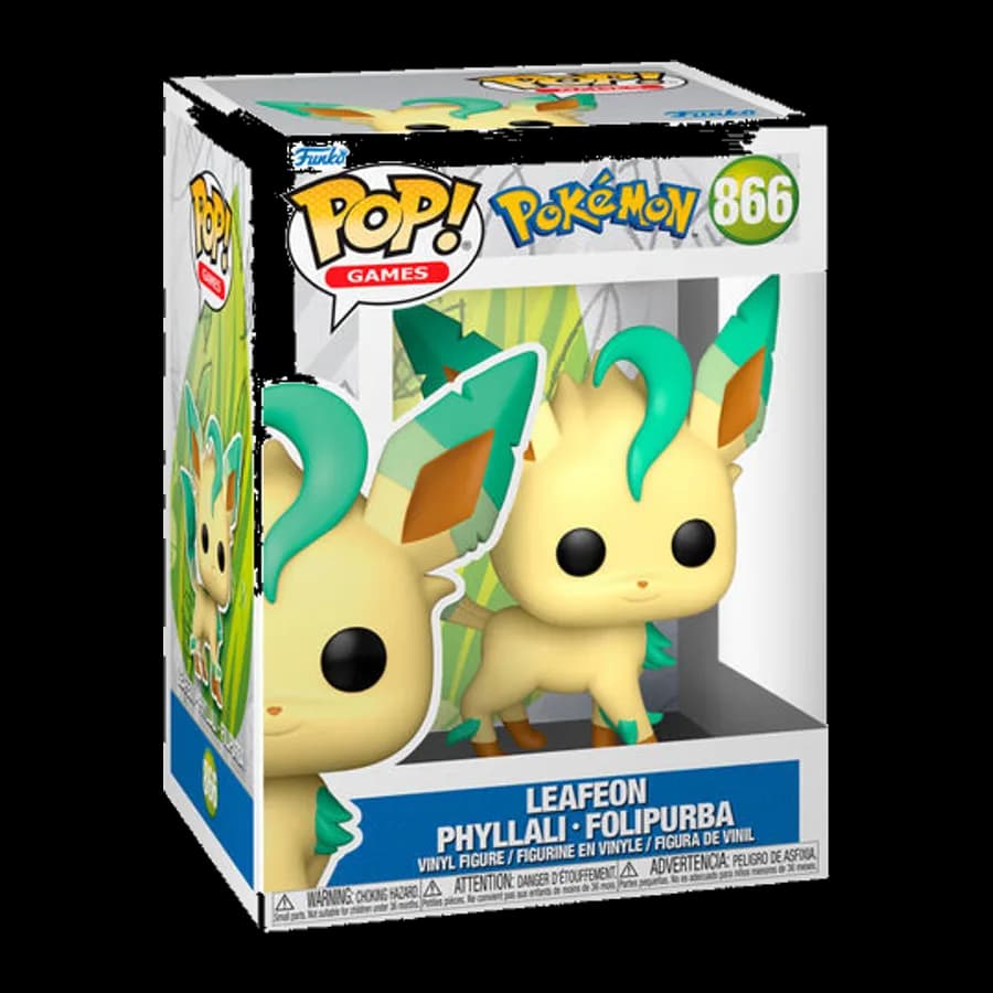 FUNKO POP! GAMES: POKEMON - LEAFEON #866 VINYL FIGURE