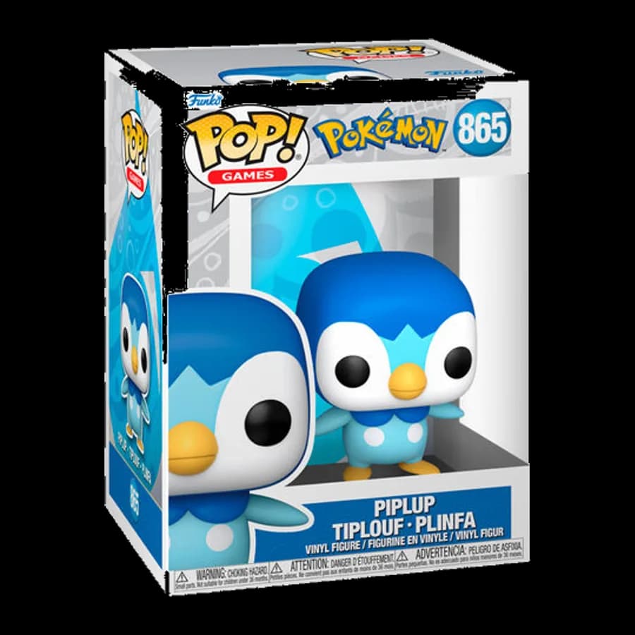 FUNKO POP! GAMES: POKEMON - PIPLUP #865 VINYL FIGURE