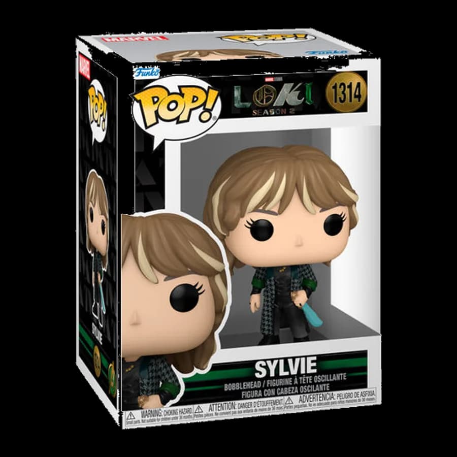 FUNKO POP! MARVEL: LOKI SEASON 2 - SYLVIE #1314 BOBBLE-HEAD VINYL FIGURE
