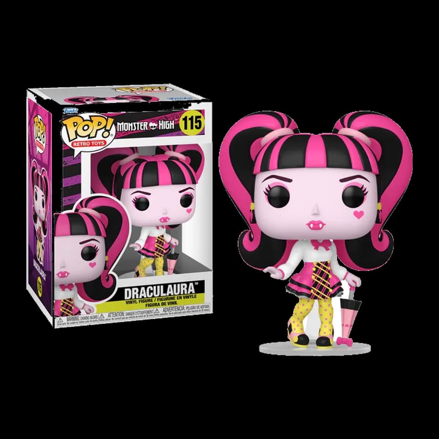 FUNKO POP! RETRO TOYS: MONSTER HIGH - DRACULAURA #115 VINYL FIGURE