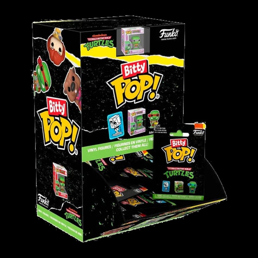FUNKO BITTY POP! TEENAGE MUTANT NINJA TURTLES (RANDOM 36pcs) VINYL FIGURES