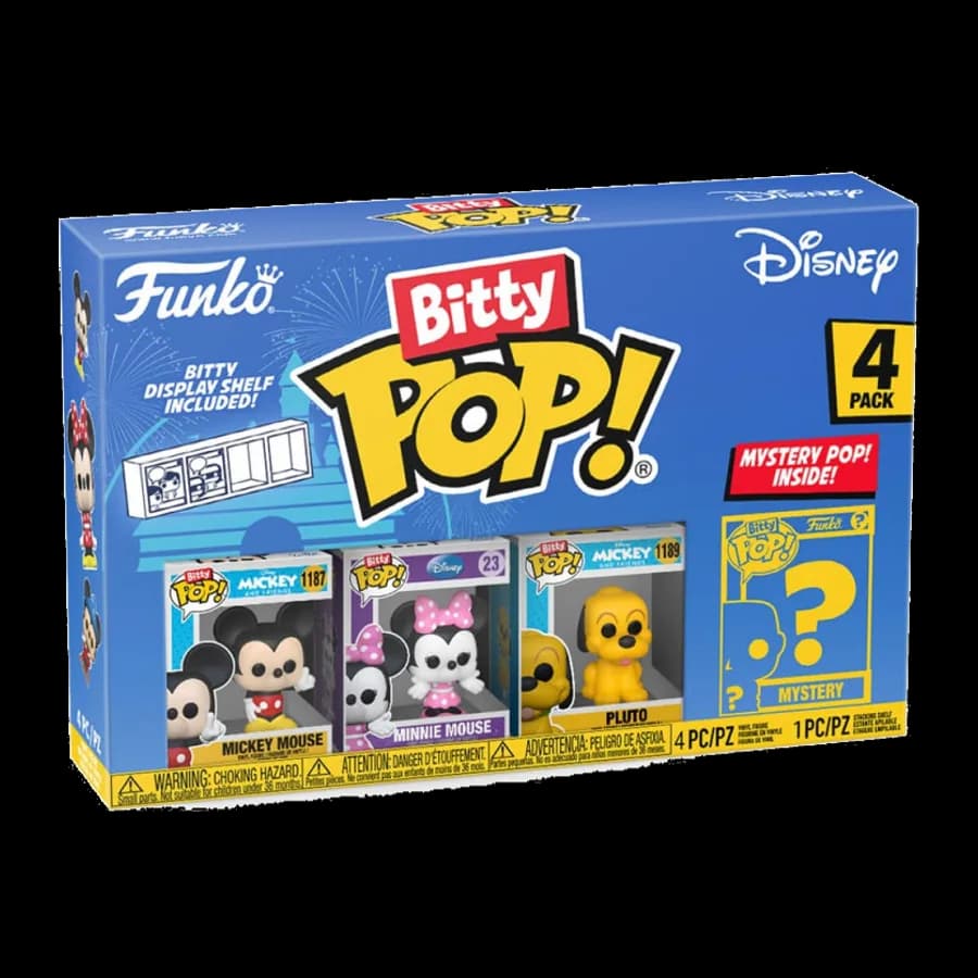 FUNKO BITTY POP! 4-PACK: DISNEY - MICKEY VINYL FIGURES