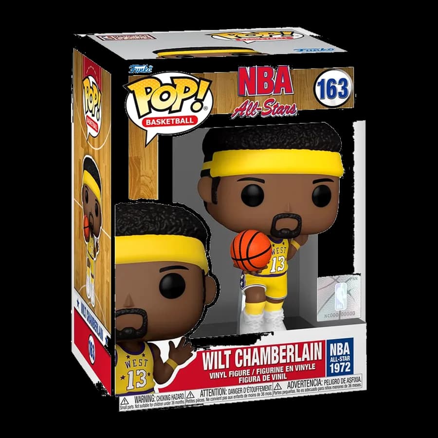 FUNKO POP! BASKETBALL: NBA ALL STARS - WILT CHAMBERLAIN (1972) #163 VINYL FIGURE