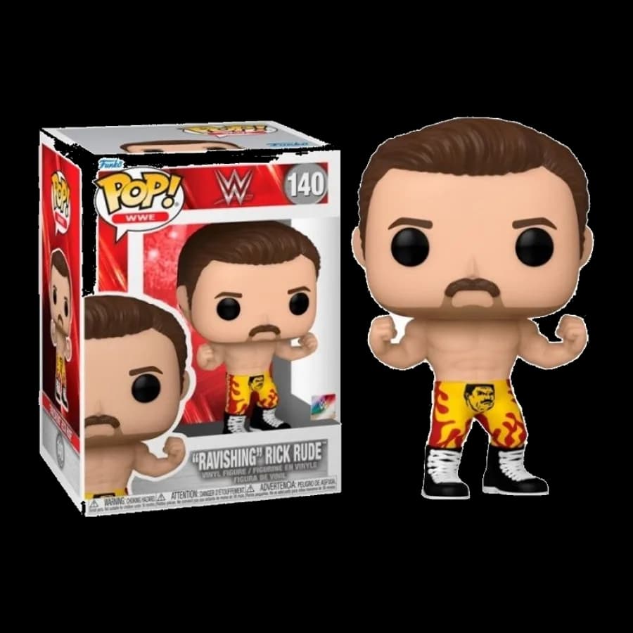 FUNKO POP! WWE S20 - ''RAVISHING'' RICK RUDE #140 VINYL FIGURE