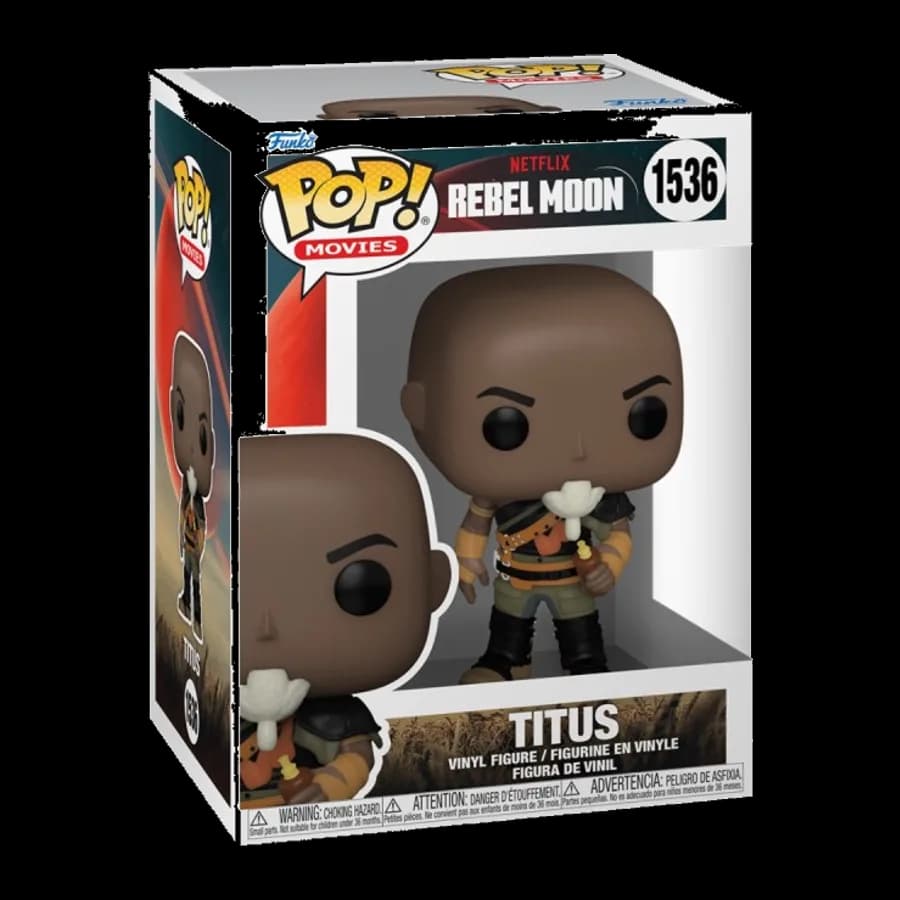 FUNKO POP! MOVIES: REBEL MOON - TITUS #1536 VINYL FIGURE