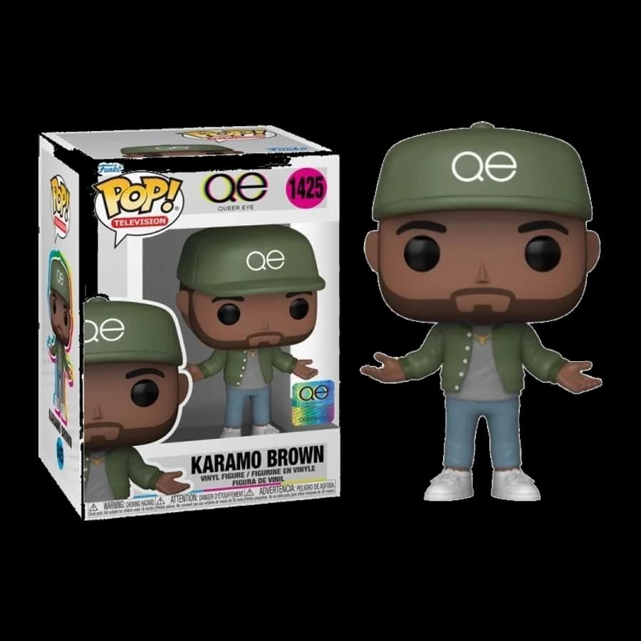 FUNKO POP! TELEVISION: QUEER EYE - KARAMO BROWN #1425 VINYL FIGURE