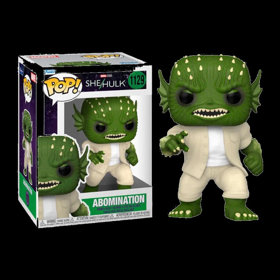 FUNKO POP! MARVEL: SHE-HULK - ABOMINATION #1129 BOBBLE-HEAD VINYL FIGURE