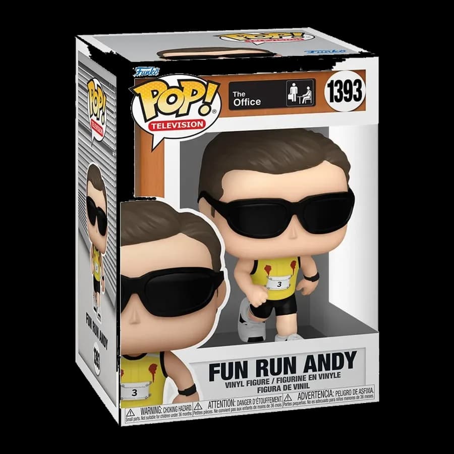 FUNKO POP! TELEVISION: THE OFFICE S8 - FUN RUN ANDY #1393 VINYL FIGURE