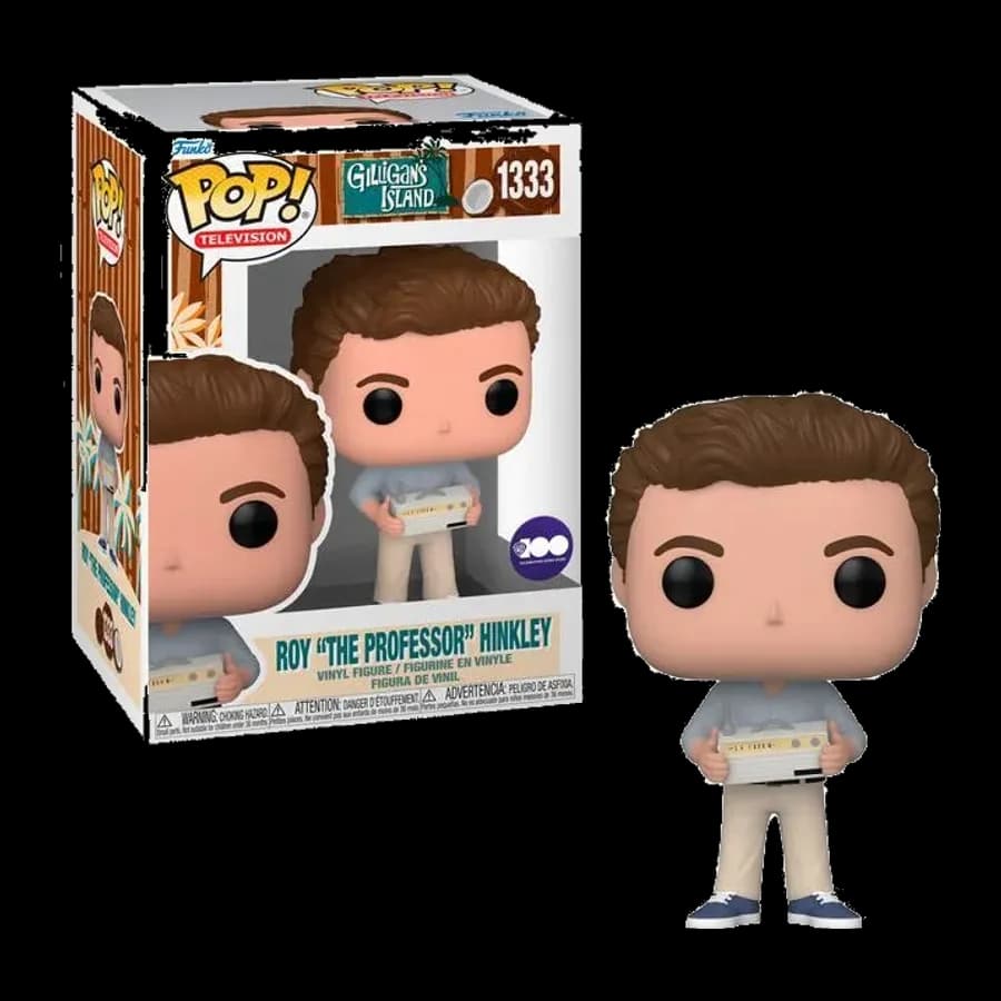 FUNKO POP! TELEVISION: GILLIGAN'S ISLAND - ROY ''THE PROFESSOR'' HINKLEY #1333 VINYL FIGURE