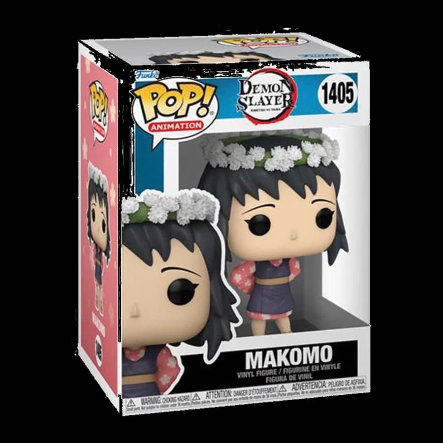 FUNKO POP! ANIMATION: DEMON SLAYER: KIMETSU NO YAIBA - MAKOMO (Flower Headdress) #1405 VINYL FIGURE