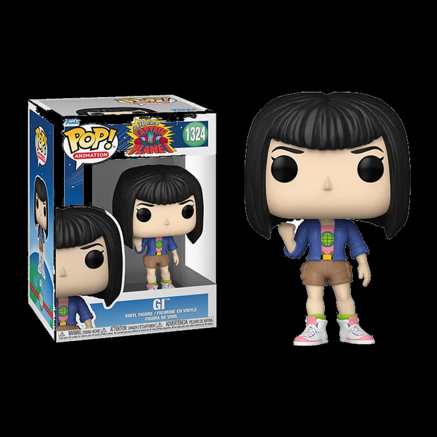 FUNKO POP! ANIMATION: CAPTAIN PLANET - GI #1324 VINYL FIGURE