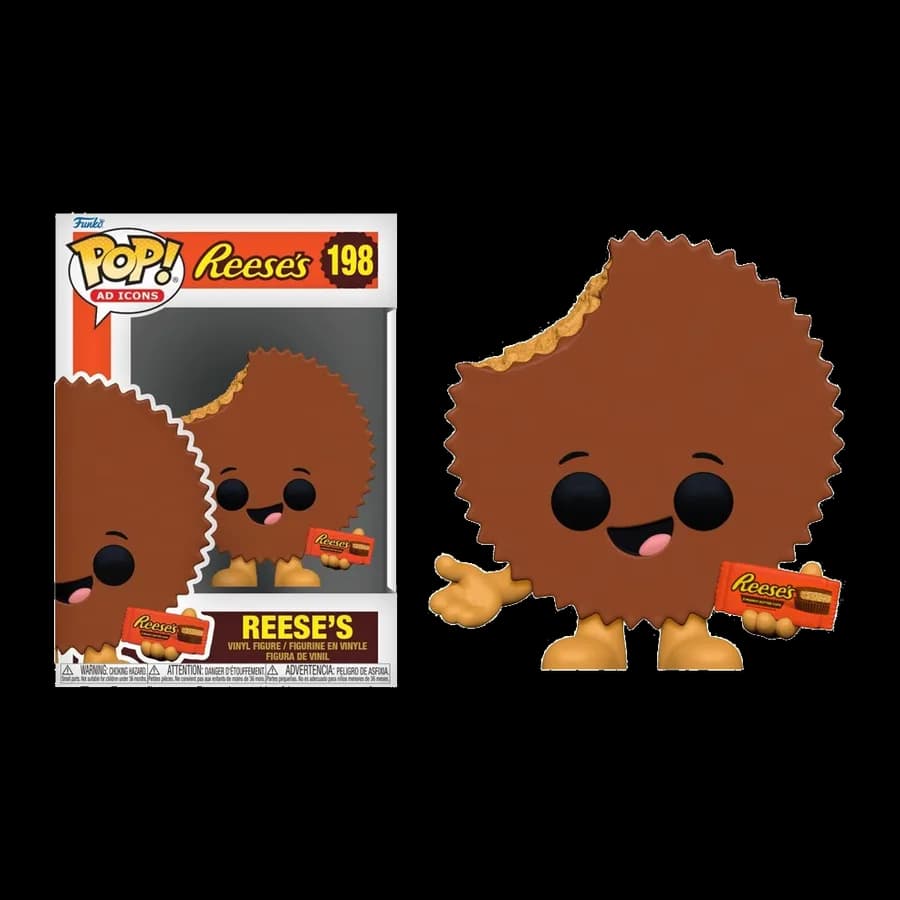 FUNKO POP! AD ICONS: REESE'S - REESE'S (CANDY PACKAGE) #198 VINYL FIGURE
