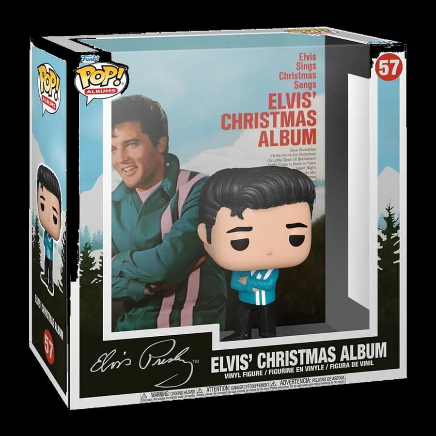 FUNKO POP! ALBUMS: ELVIS PRISLEY - ELVIS' CHRISTMAS ALBUM #57 VINYL FIGURE