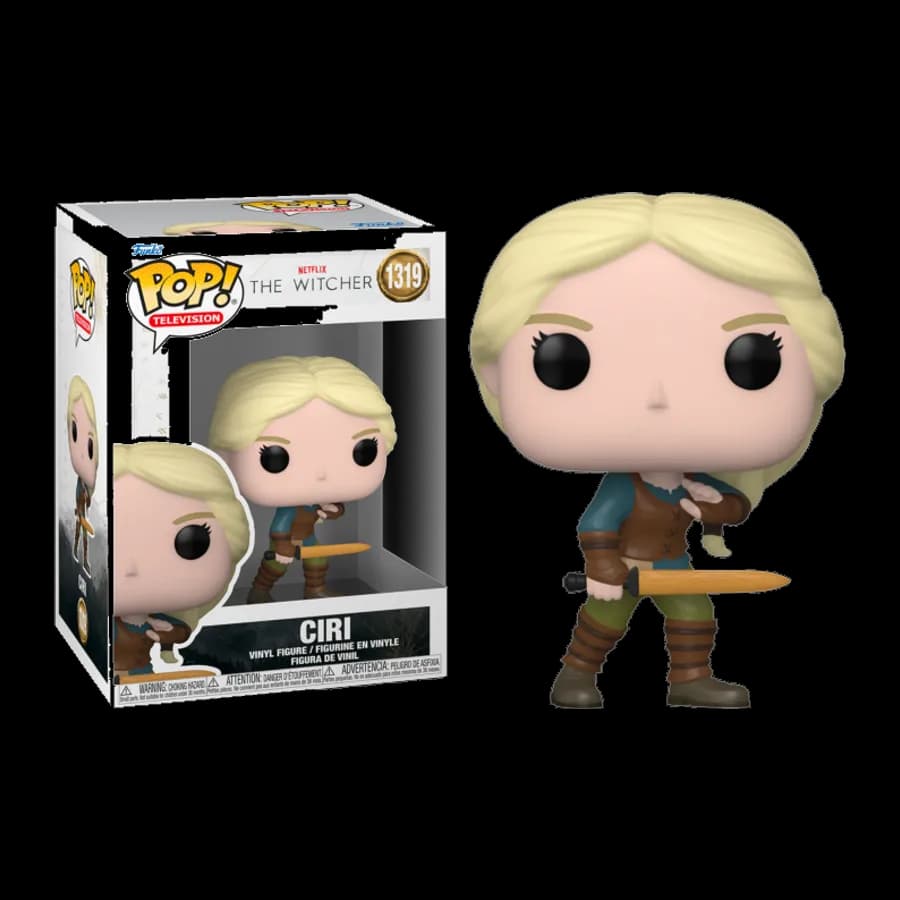 FUNKO POP! TELEVISION: NETFLIX WITCHER - CIRI (WITH SWORD) #1319 VINYL FIGURE