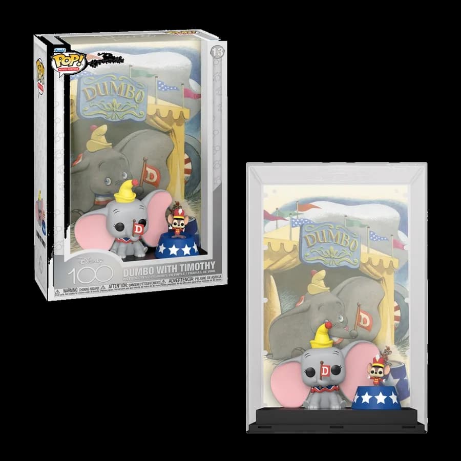 FUNKO POP! MOVIE POSTERS: DISNEY'S 100th - DUMBO WITH TIMOTHY #13 VINYL FIGURE