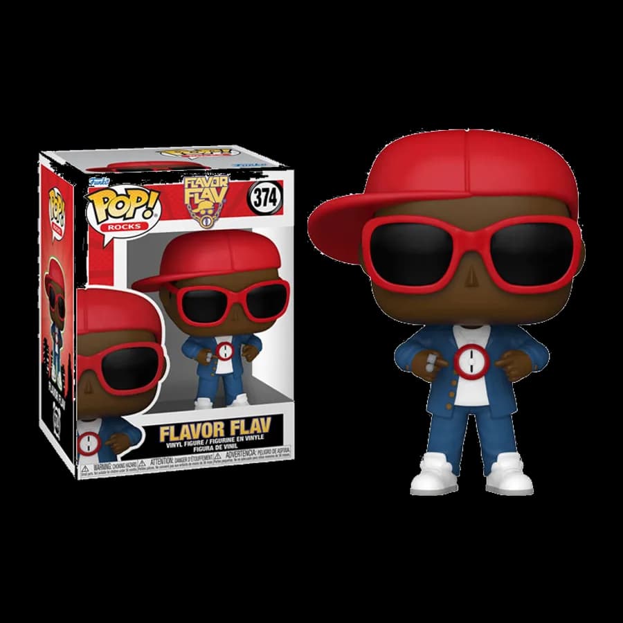 FUNKO POP! ROCKS: FLAVOR FLAV - FLAVOR OF LOVE #374 VINYL FIGURE