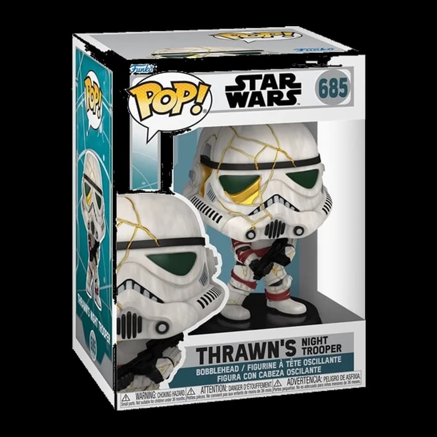 FUNKO POP! DISNEY: STAR WARS AHSOKA S2 - THRAWN'S NIGHT TROOPER #685 BOBBLE-HEAD VINYL FIGURE