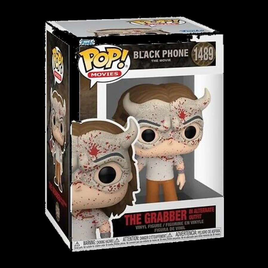 FUNKO POP! MOVIES: BLACK PHONE - THE GRABBER IN ALTERNATIVE OUTFIT (BLOODY) #1489 VINYL FIGURE