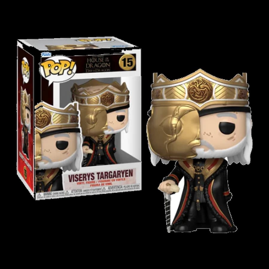FUNKO POP! GAME OF THRONES: HOUSE OF THE DRAGON - VISERYS TARGARYEN #15 VINYL FIGURE