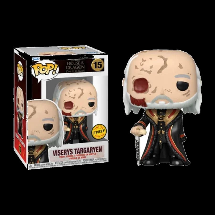 FUNKO POP! GAME OF THRONES: HOUSE OF THE DRAGON - VISERYS TARGARYEN {CHASE EDITION} #15 VINYL FIGURE