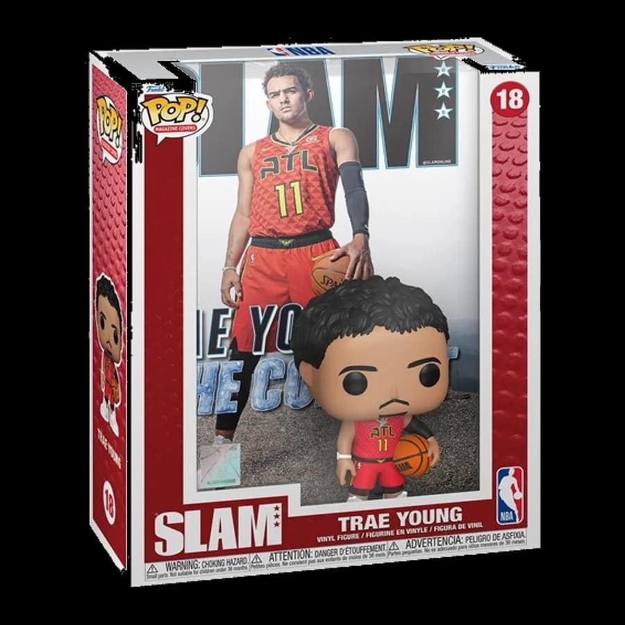 FUNKO POP! MAGAZINE COVERS: NBA SLAM - TRAE YOUNG #18 VINYL FIGURE
