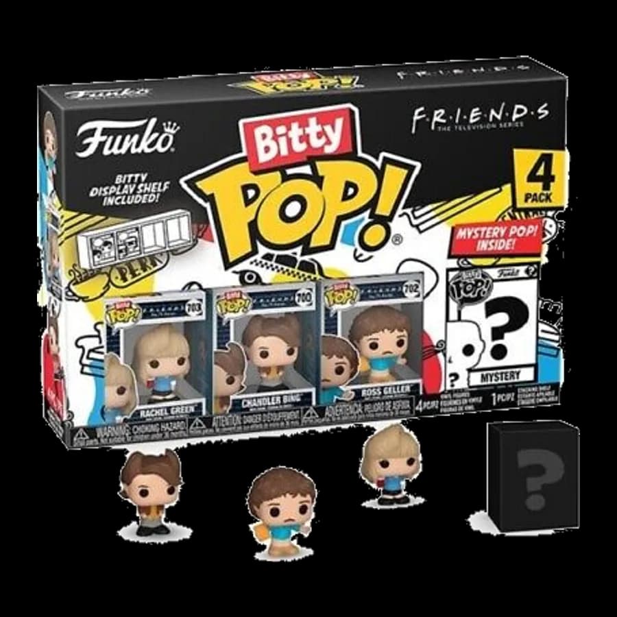 FUNKO BITTY POP! 4-PACK: FRIENDS - 80's RACHEL GREEN VINYL FIGURES
