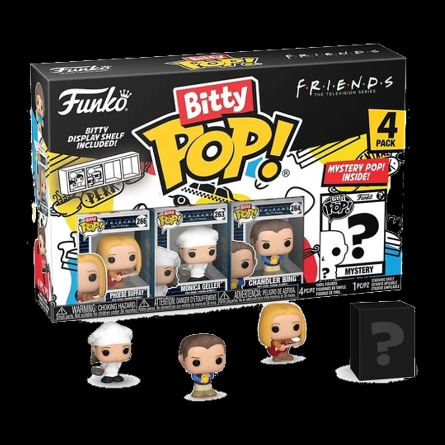 FUNKO BITTY POP! 4-PACK: FRIENDS - PHOEBE BUFFAY VINYL FIGURES